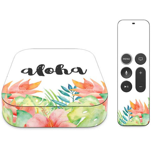 Aloha Tropical Apple TV Skin