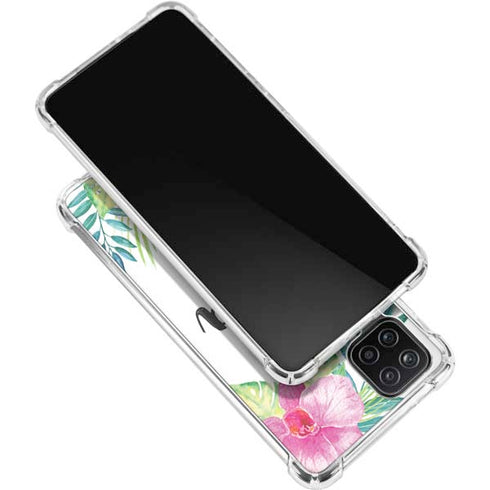 Aloha Tropical Galaxy A12 Clear Case