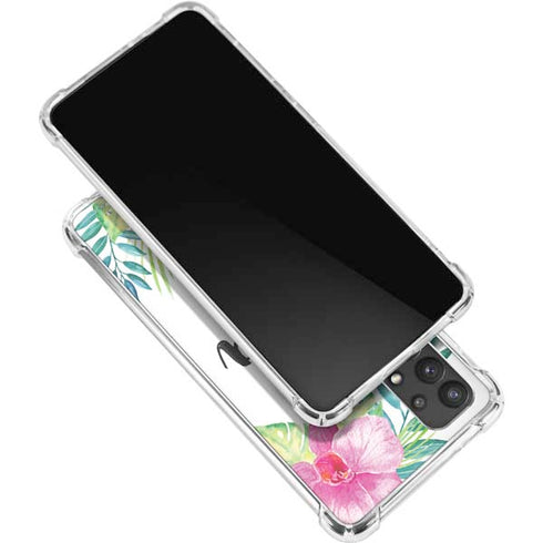 Aloha Tropical Galaxy A32 5G Clear Case