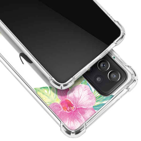 Aloha Tropical Galaxy A52 5G Clear Case