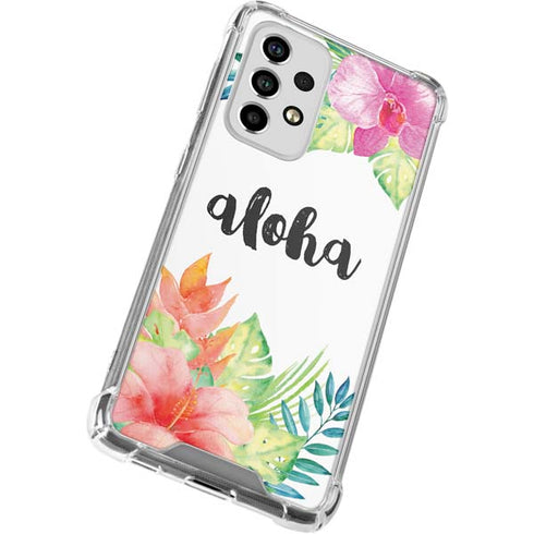 Aloha Tropical Galaxy A53 5G Clear Case