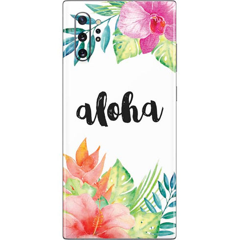 Aloha Tropical Galaxy Note 10 Plus Skin