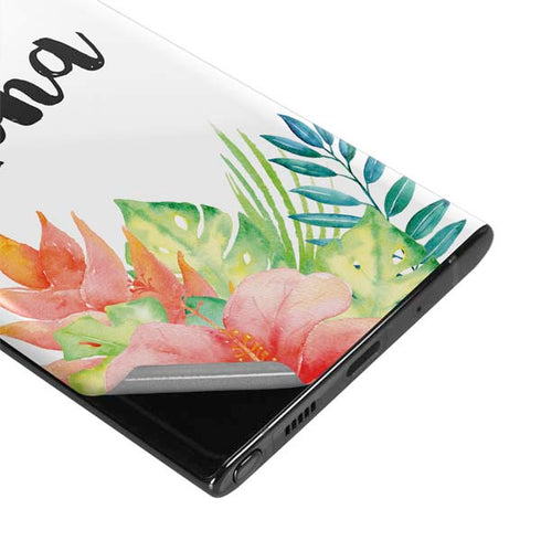 Aloha Tropical Galaxy Note 10 Plus Skin