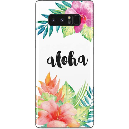 Aloha Tropical Galaxy Note 8 Skin