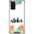 Aloha Tropical Galaxy Note20 5G Clear Case