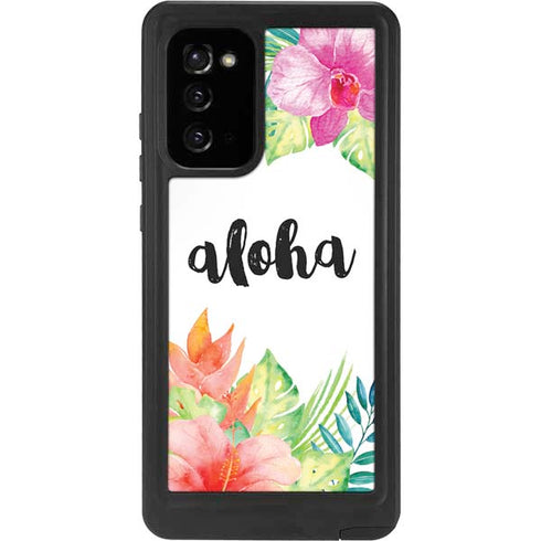 Aloha Tropical Galaxy Note20 5G Waterproof Case