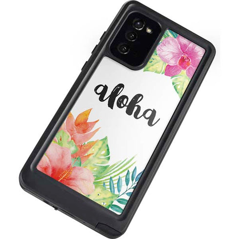Aloha Tropical Galaxy Note20 5G Waterproof Case