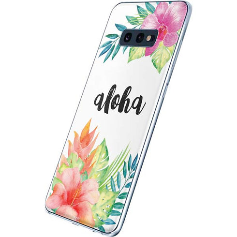 Aloha Tropical Galaxy S10e Skin