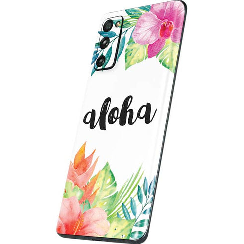 Aloha Tropical Galaxy S20 Fan Edition Skin