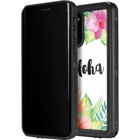 Aloha Tropical Galaxy S20 Plus Waterproof Case