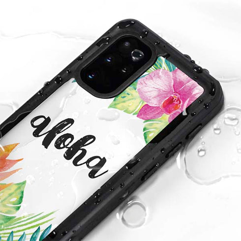 Aloha Tropical Galaxy S20 Plus Waterproof Case