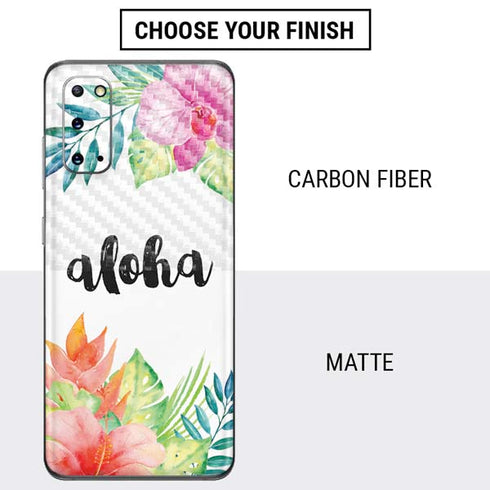 Aloha Tropical Galaxy S20 Skin