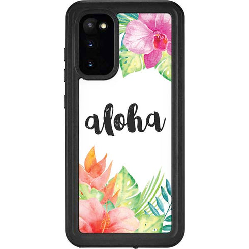 Aloha Tropical Galaxy S20 Waterproof Case