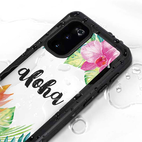 Aloha Tropical Galaxy S20 Waterproof Case