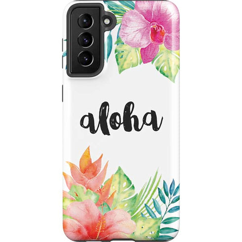 Aloha Tropical Galaxy S21 FE Pro Case