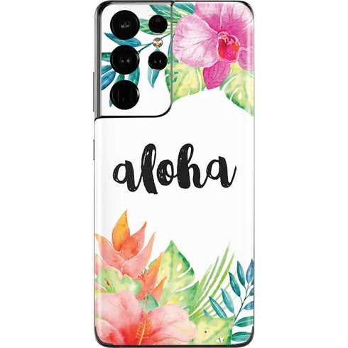 Aloha Tropical Galaxy S21 Ultra 5G Skin