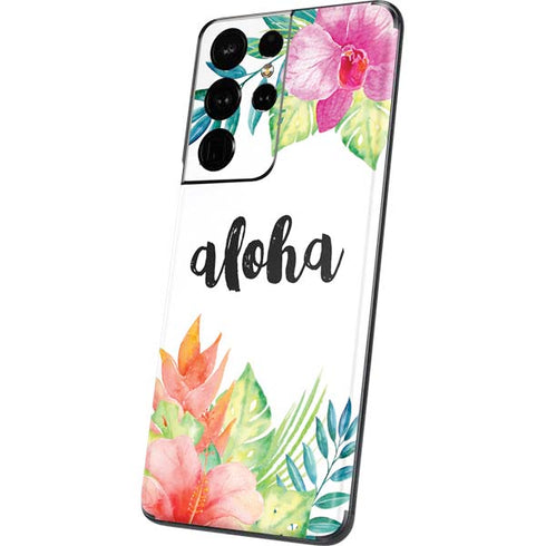 Aloha Tropical Galaxy S21 Ultra 5G Skin
