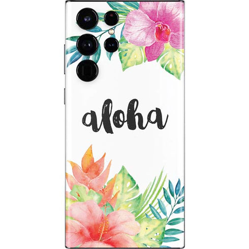 Aloha Tropical Galaxy S22 Ultra Skin