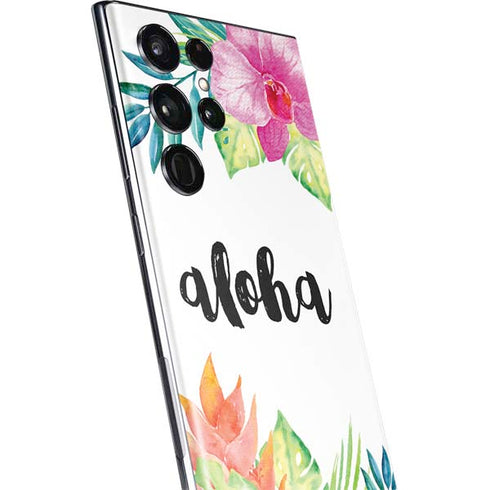 Aloha Tropical Galaxy S22 Ultra Skin