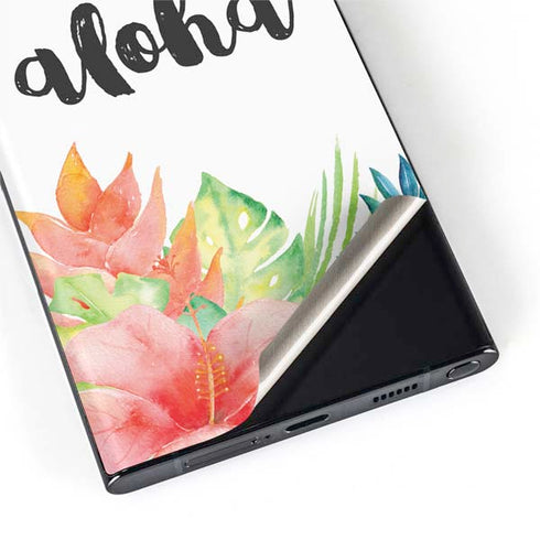 Aloha Tropical Galaxy S22 Ultra Skin