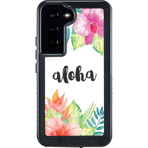 Aloha Tropical Galaxy S23 Waterproof Case