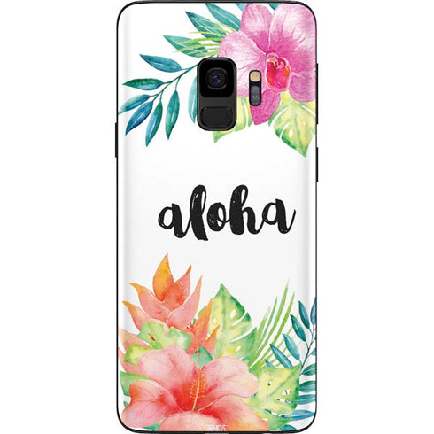 Aloha Tropical Galaxy S9 Skin