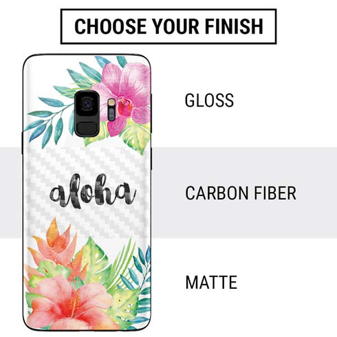 Aloha Tropical Galaxy S9 Skin
