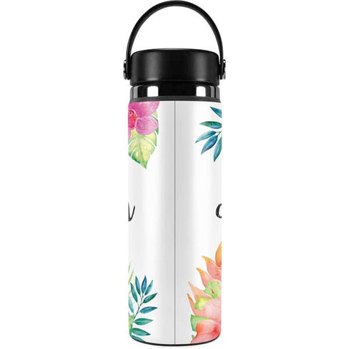 Aloha Tropical Hydro Flask 20oz Wide Mouth Skin