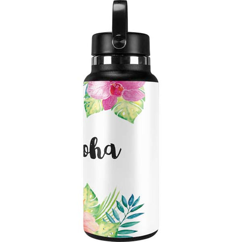 Aloha Tropical Hydro Flask 32oz Wide Mouth Skin