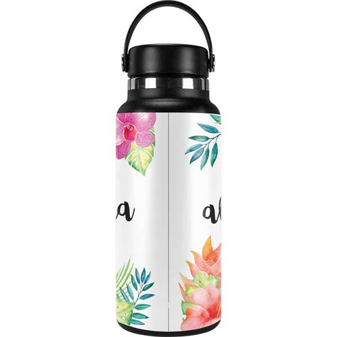 Aloha Tropical Hydro Flask 32oz Wide Mouth Skin