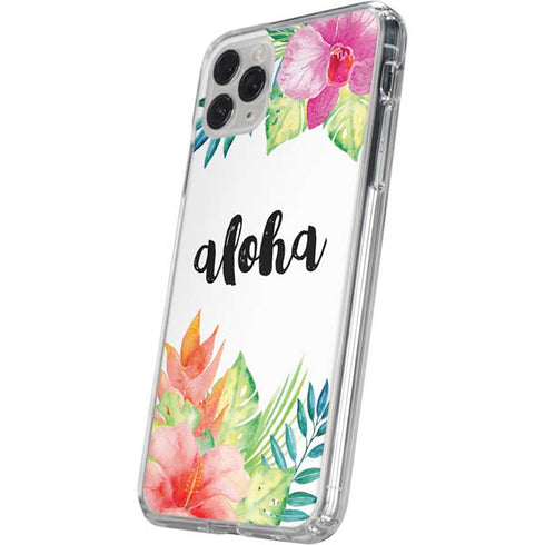 Aloha Tropical iPhone 11 Pro Clear Case