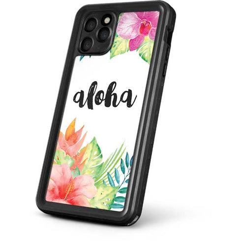 Aloha Tropical iPhone 11 Pro Max Waterproof Case