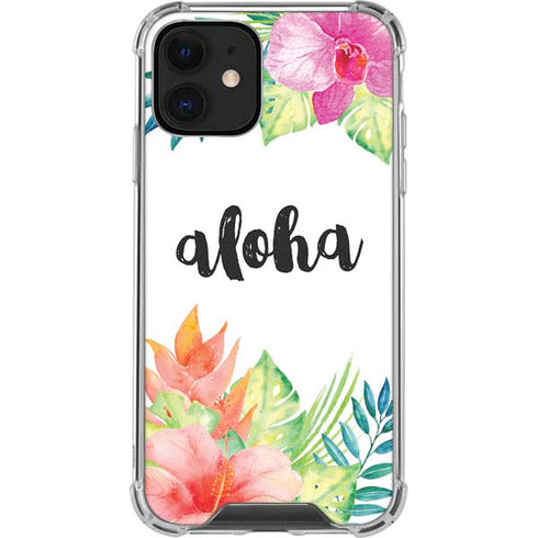 Aloha Tropical iPhone 12 Clear Case