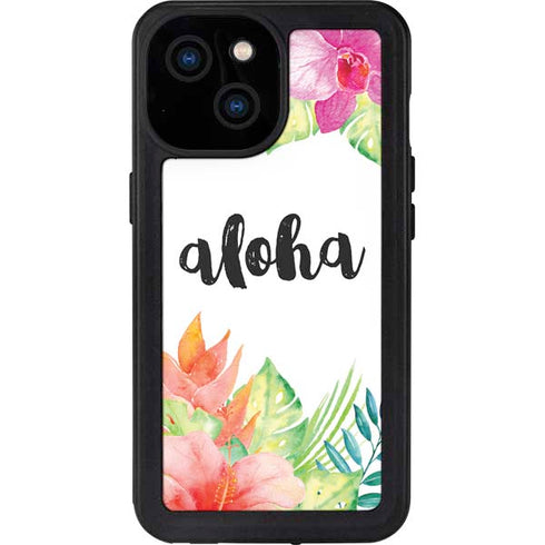 Aloha Tropical iPhone 13 Mini Waterproof Case