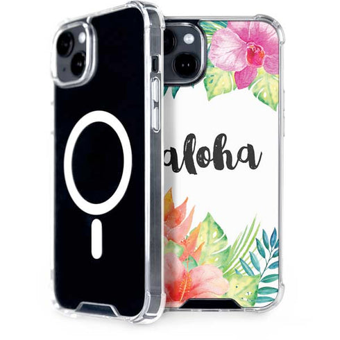 Aloha Tropical iPhone 15 Plus MagSafe Case