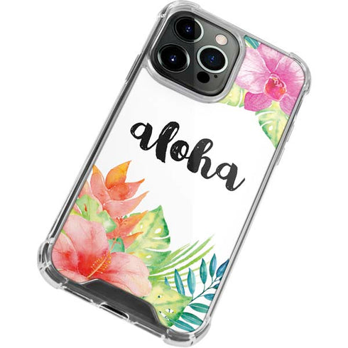 Aloha Tropical iPhone 15 Pro Max Clear Case