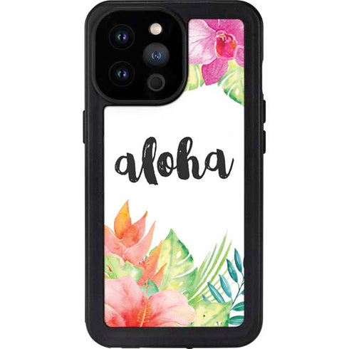Aloha Tropical iPhone 14 Pro Max Waterproof Case