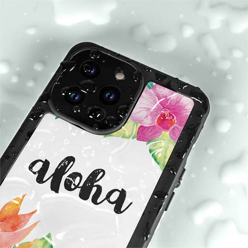 Aloha Tropical iPhone 14 Pro Max Waterproof Case