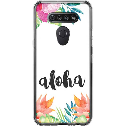 Aloha Tropical LG K51/Q51 Clear Case