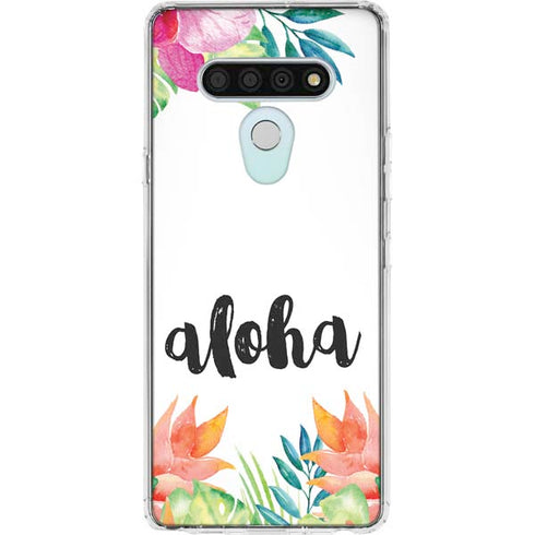 Aloha Tropical LG Stylo 6 Clear Case