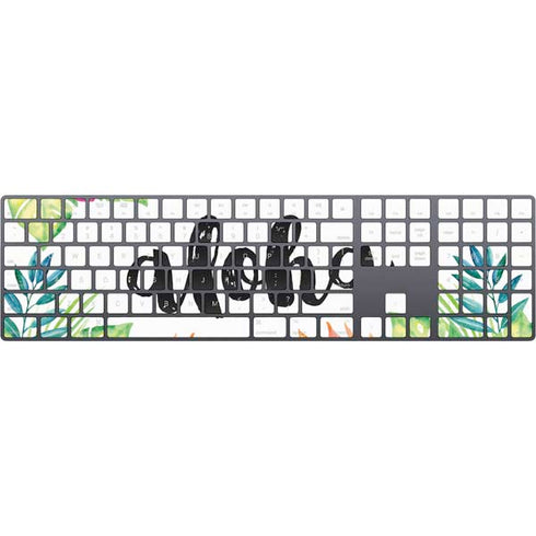 Aloha Tropical Magic Keyboard with Numeric Keypad Skin
