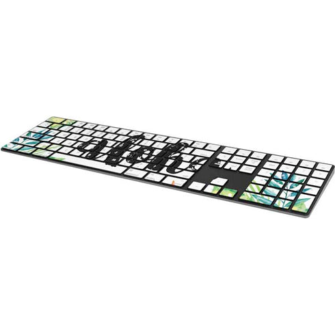 Aloha Tropical Magic Keyboard with Numeric Keypad Skin
