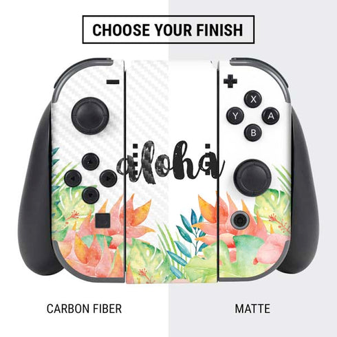 Aloha Tropical Nintendo Switch Bundle Skin