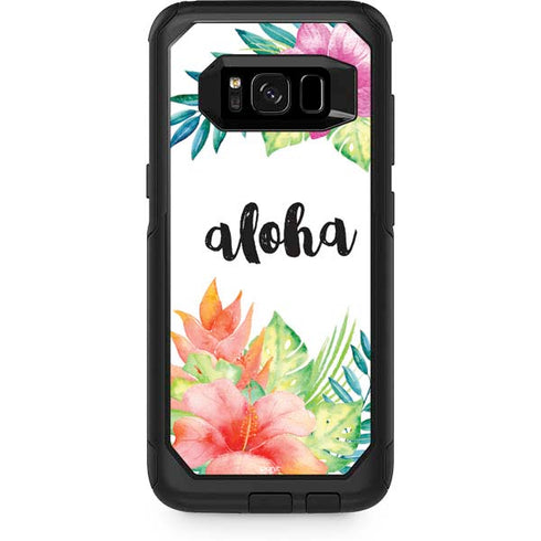 Aloha Tropical Otterbox Commuter Galaxy Skin