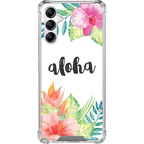 Aloha Tropical Galaxy A15 5G Clear Case