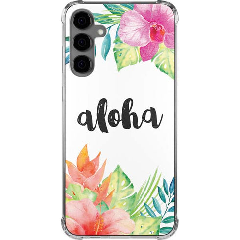 Aloha Tropical Galaxy S24 Plus Clear Case