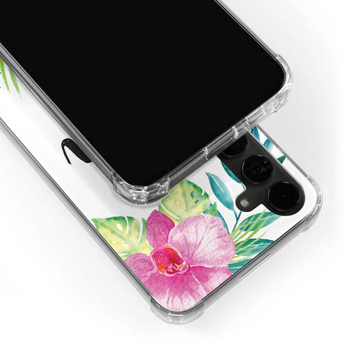 Aloha Tropical Galaxy S24 Plus Clear Case