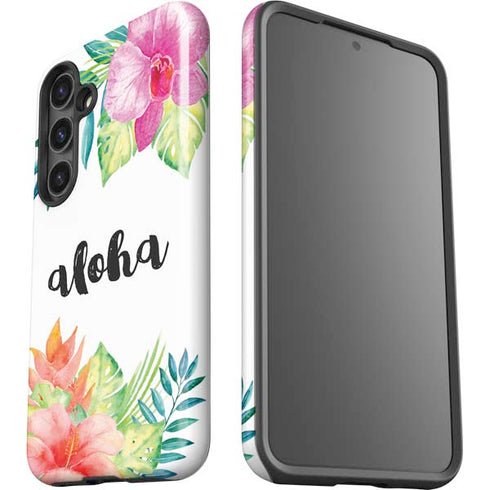 Aloha Tropical Galaxy S24 Plus Impact Case