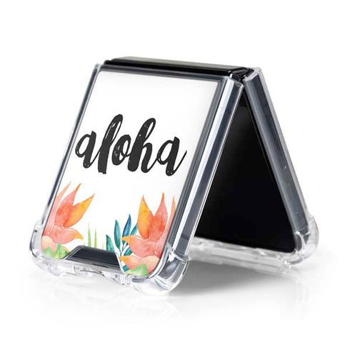 Aloha Tropical Galaxy Z Flip5 5G Clear Case