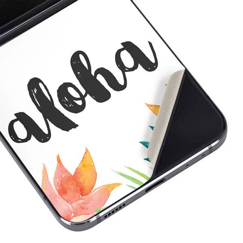 Aloha Tropical Galaxy Z Flip5 5G Skin